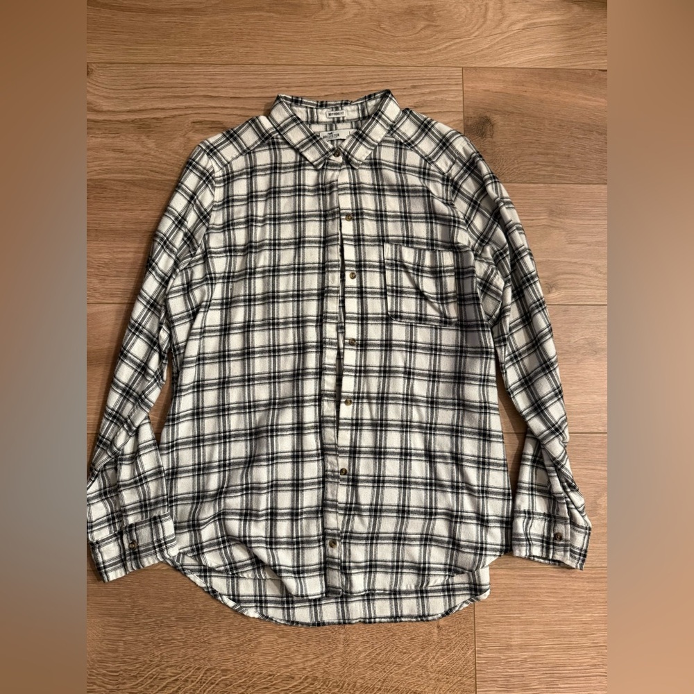 Hollister Monochrome Checkered Shirt